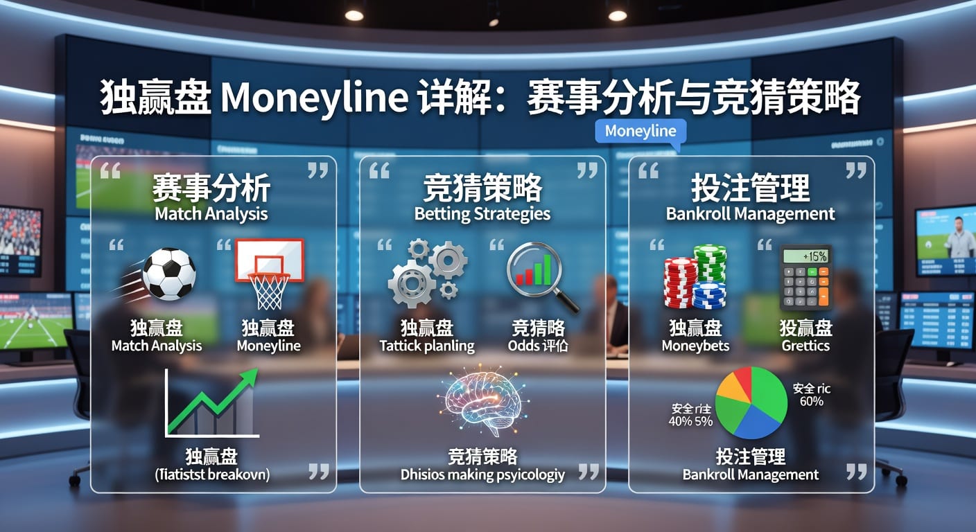 独赢盘 moneyline：玩法规则与投注技巧