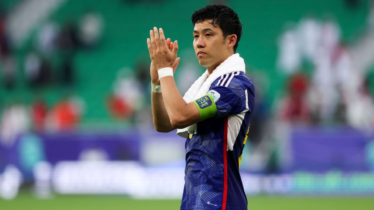 森保一艰难决定：远藤航因伤无缘日本队世界杯